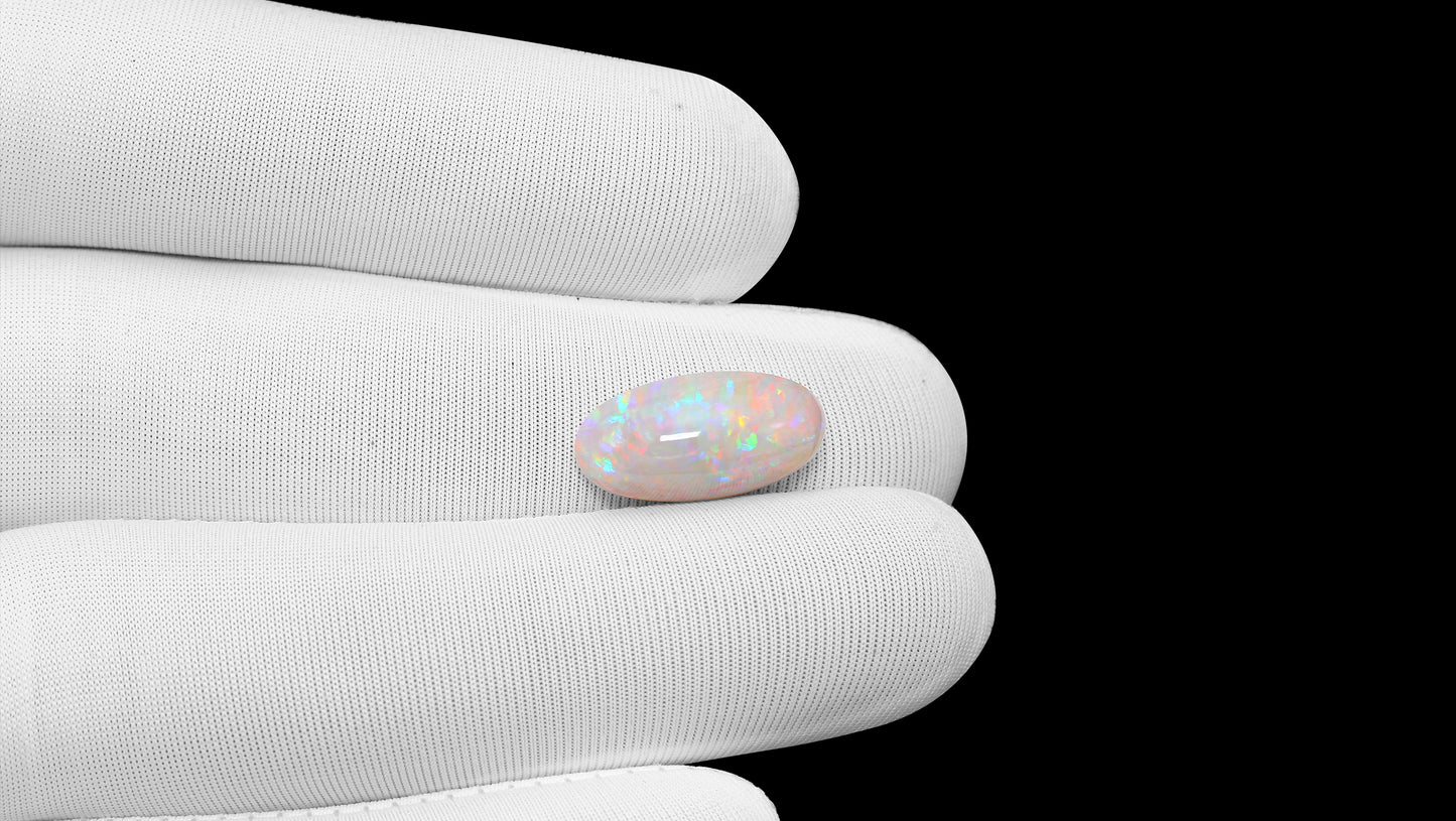 Natural Australian White Fire Opal 5.67 Carats