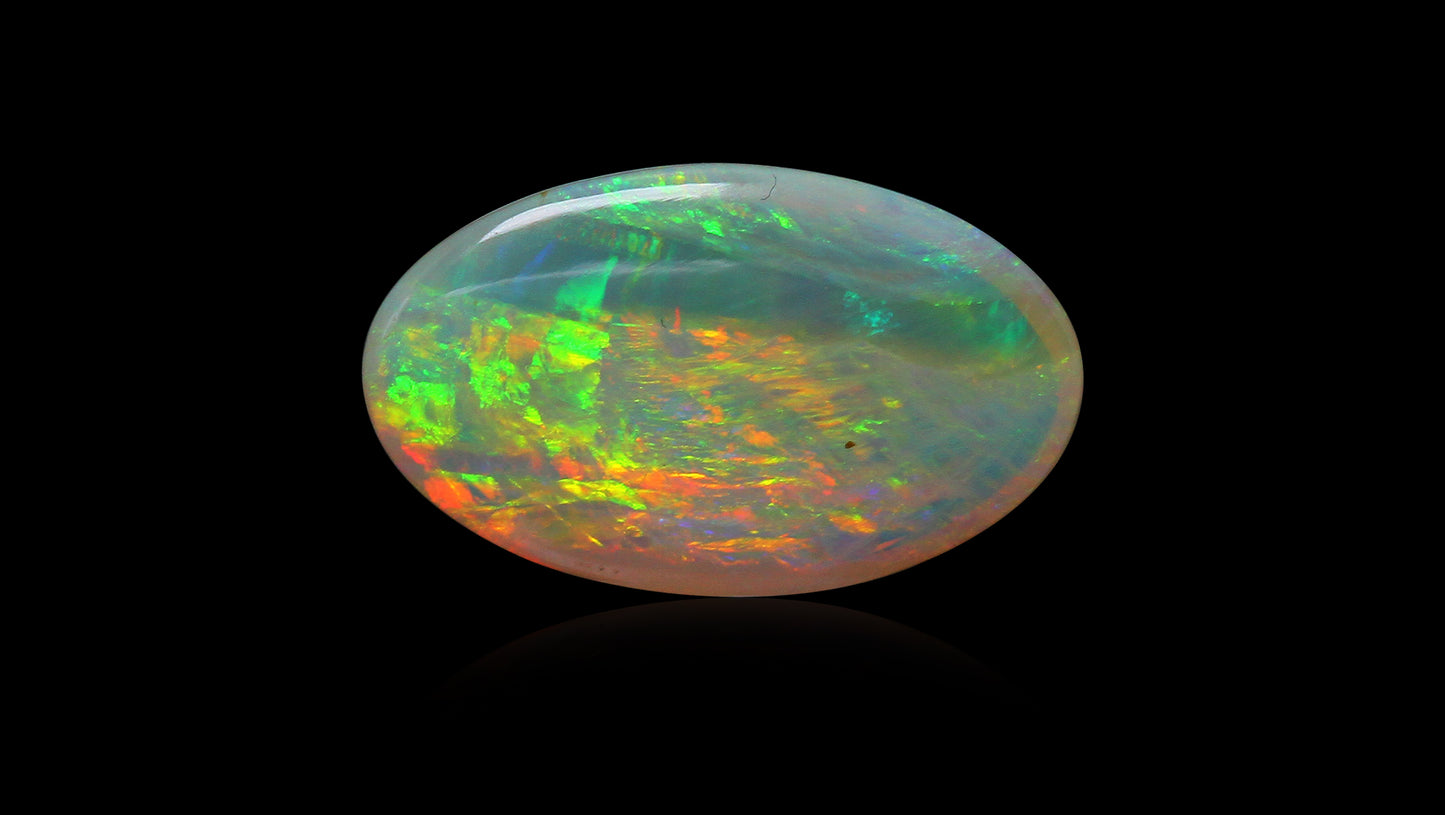 Natural Australian White Fire Opal 7.16 Carats