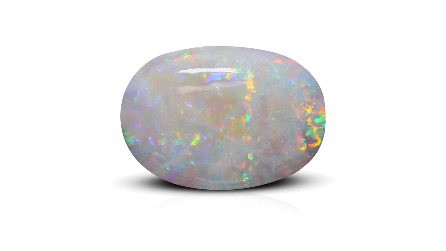 Natural Australian White Fire Opal 6.02 Carats