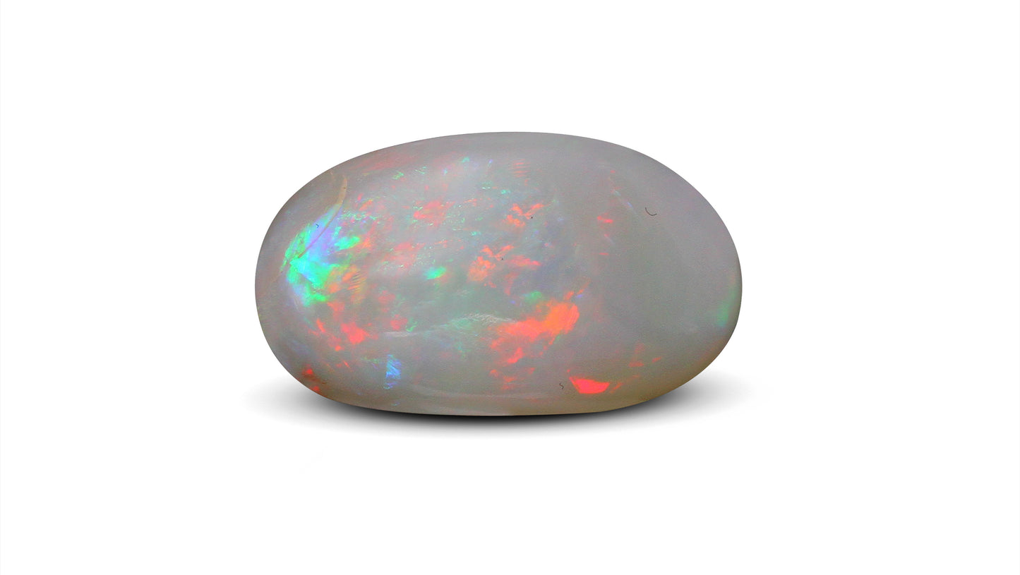 Natural Australian White Fire Opal 5.92 Carats