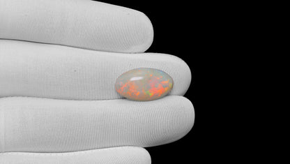 Natural Australian White Fire Opal 6.24 Carats