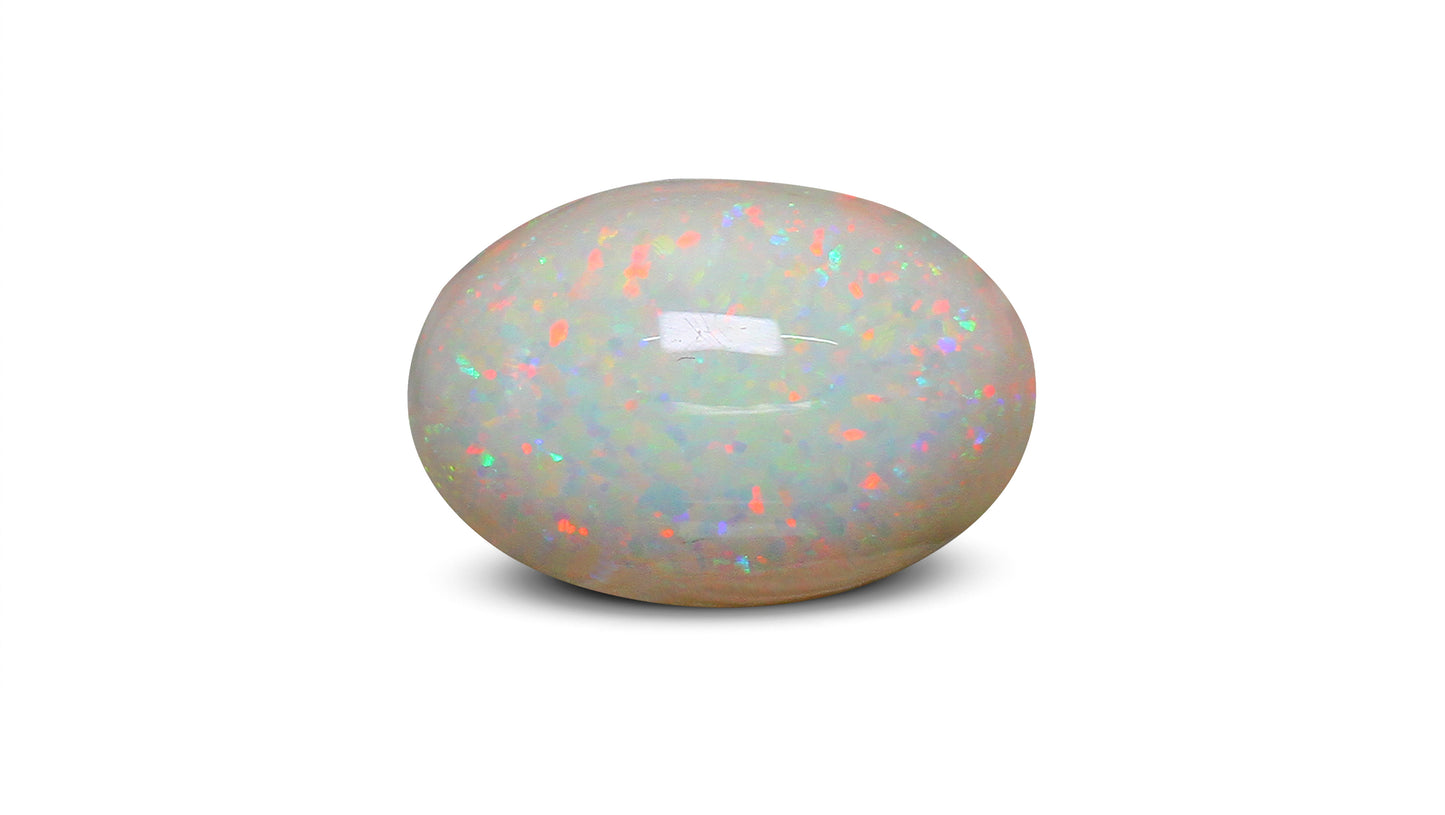 Natural Australian White Fire Opal 6.37 Carats