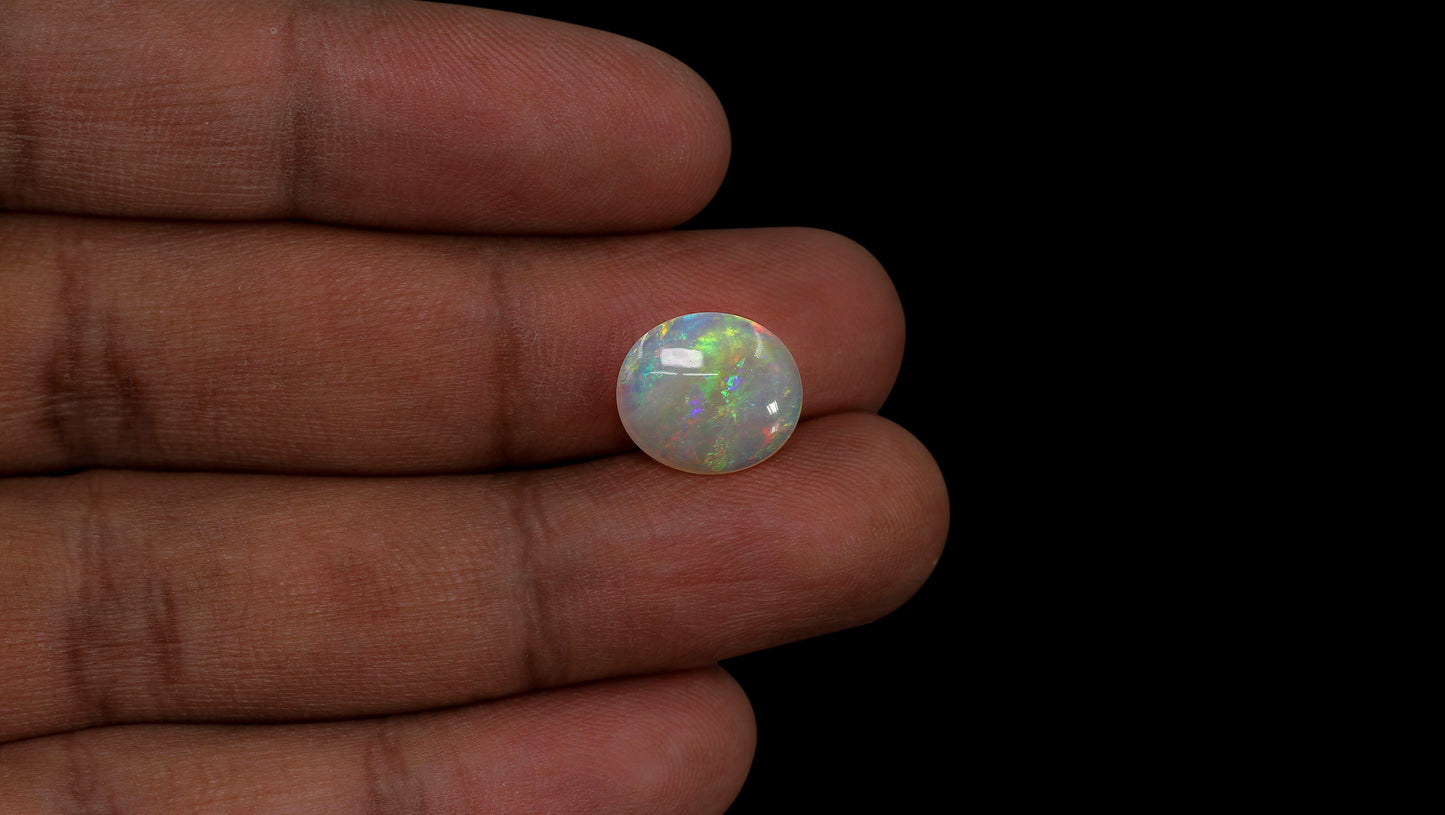 Natural Australian White Fire Opal 4.01 Carats