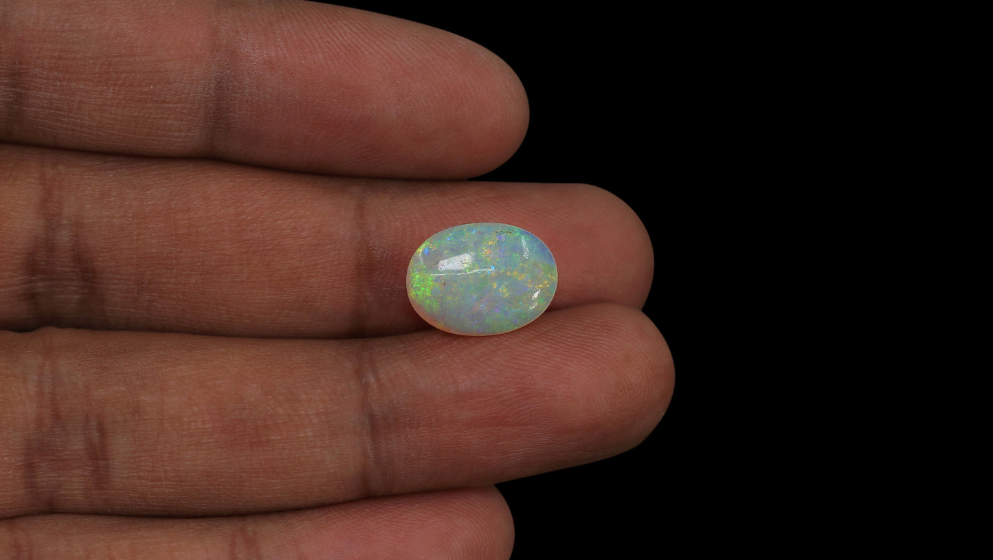 Natural Australian White Fire Opal 4.70 Carats