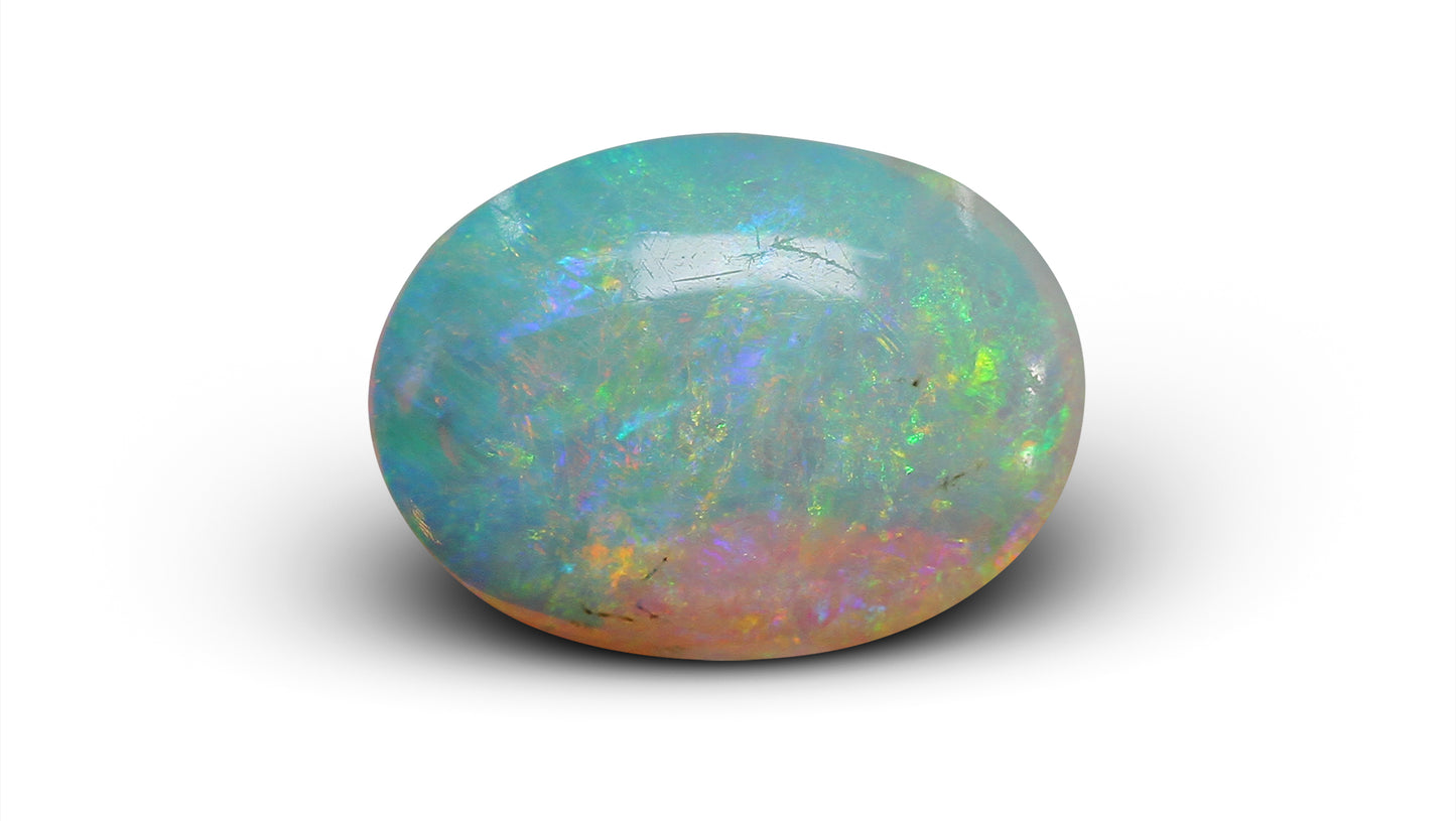 Natural Australian White Fire Opal 4.70 Carats