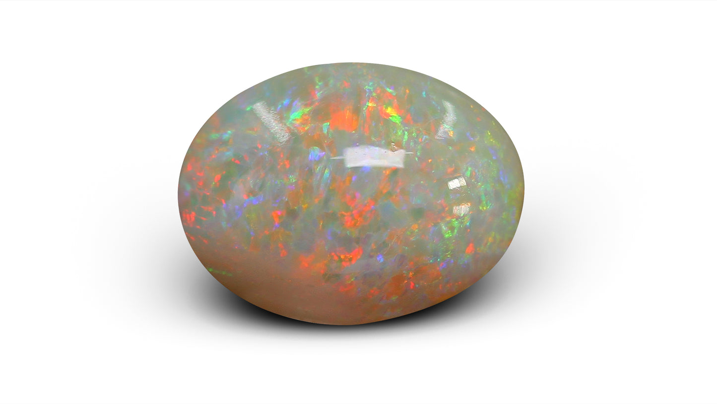 Natural Australian White Fire Opal 4.46 Carats