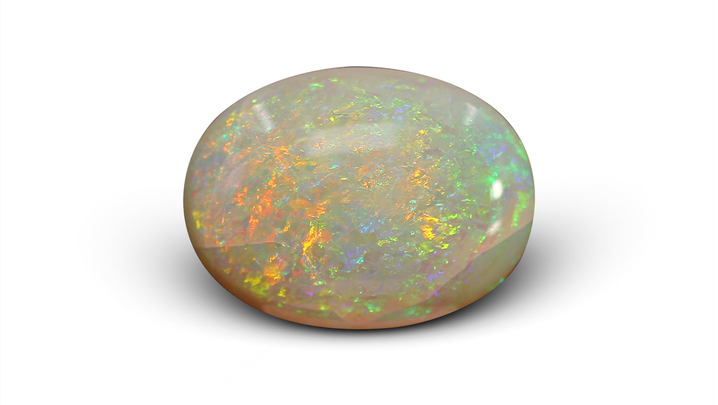 Natural Australian White Fire Opal 4.92 Carats
