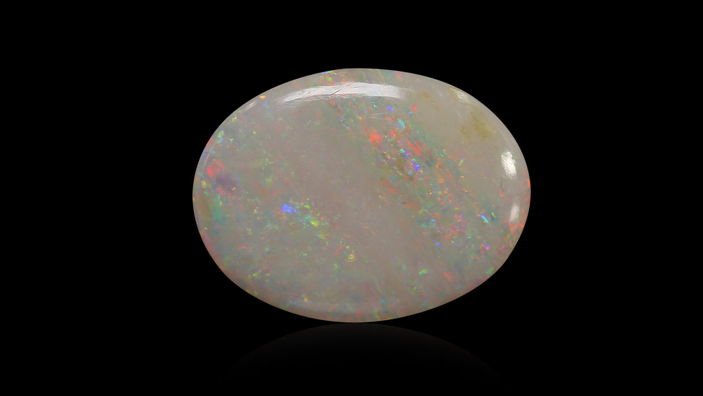 Natural Australian White Fire Opal 6.85 Carats