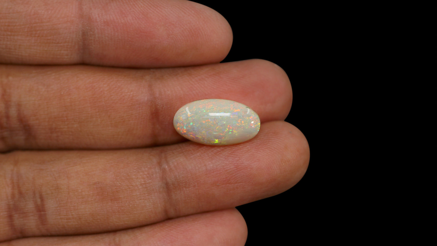 Natural Australian White Fire Opal 7.25 Carats