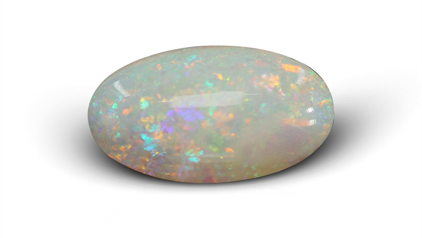 Natural Australian White Fire Opal 7.25 Carats