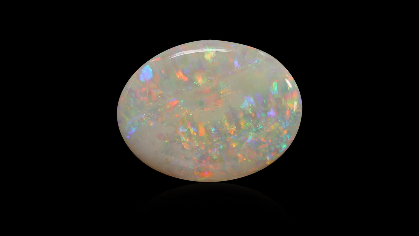 Natural Australian White Fire Opal 6.51 Carats