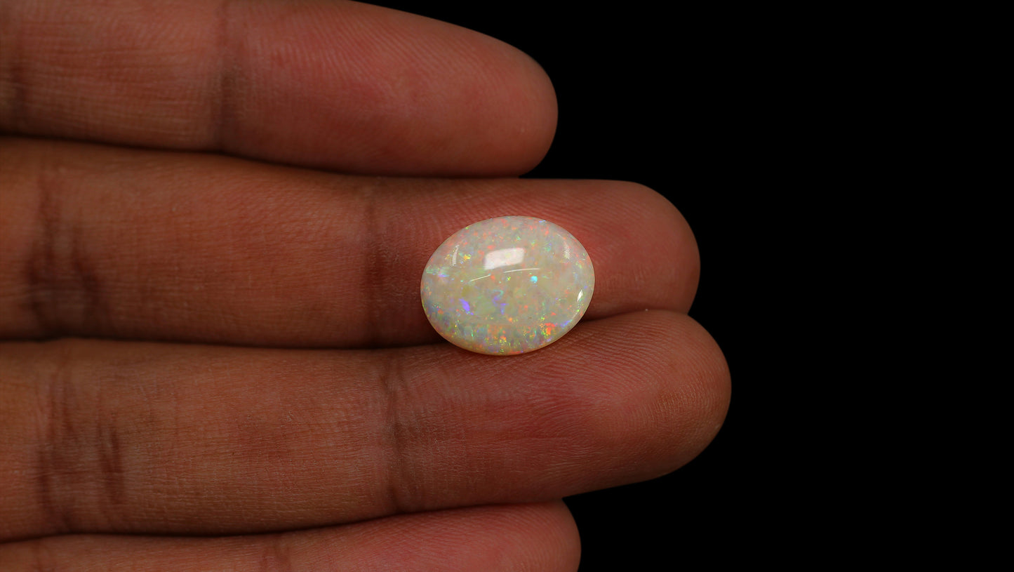 Natural Australian White Fire Opal 6.51 Carats