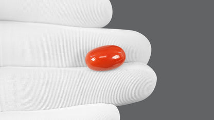 Natural Italian Red Coral (Moonga) 12.56 Carats