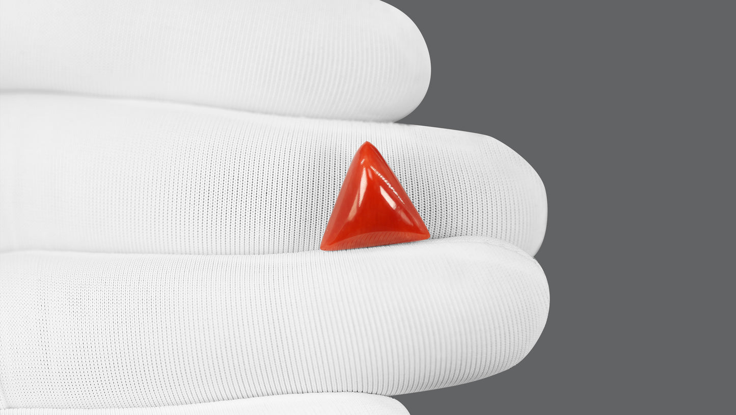 Natural Italian Red Coral (Moonga) 5.64 Carats