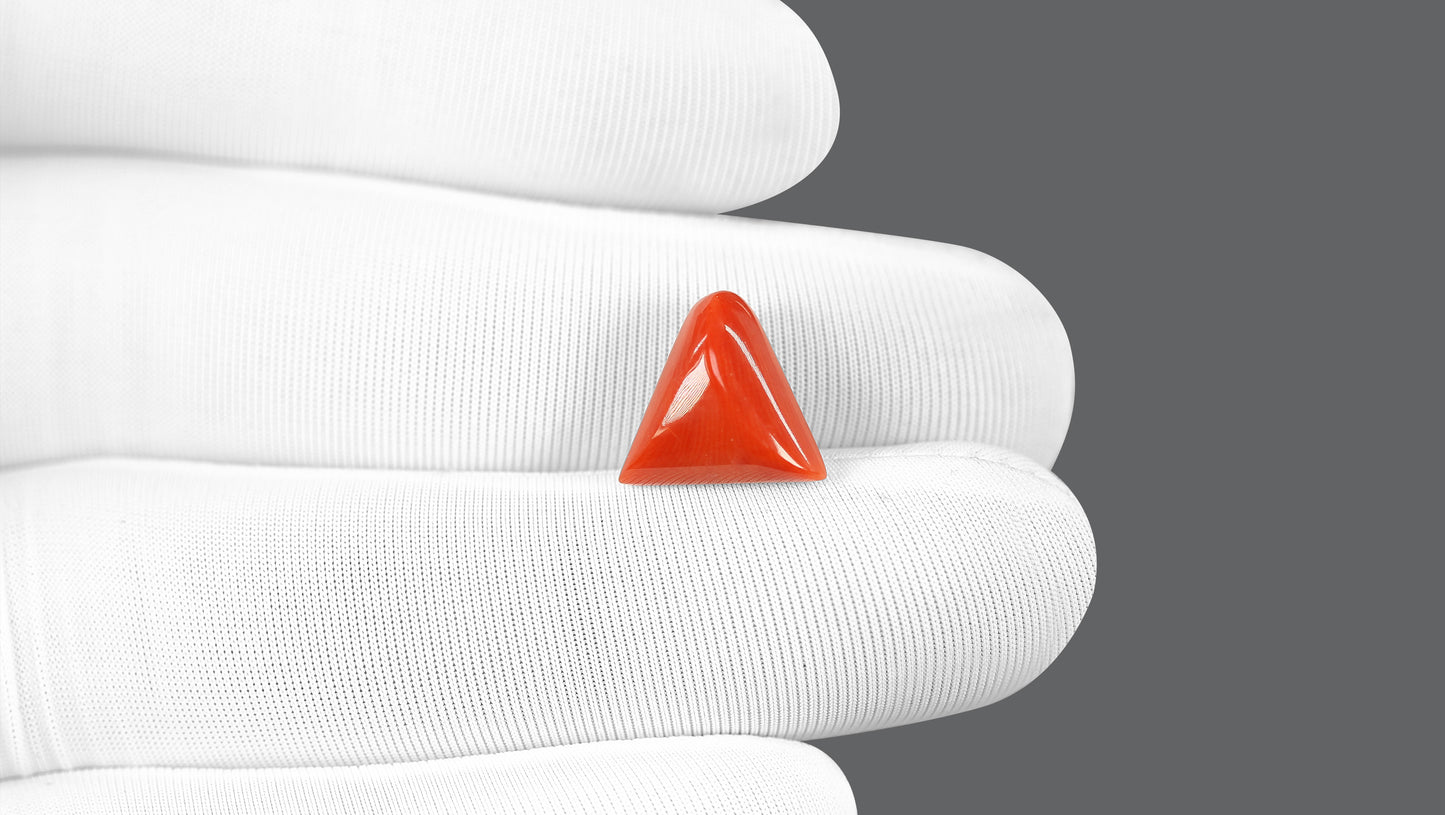 Natural Italian Red Coral (Moonga) 6.43 Carats