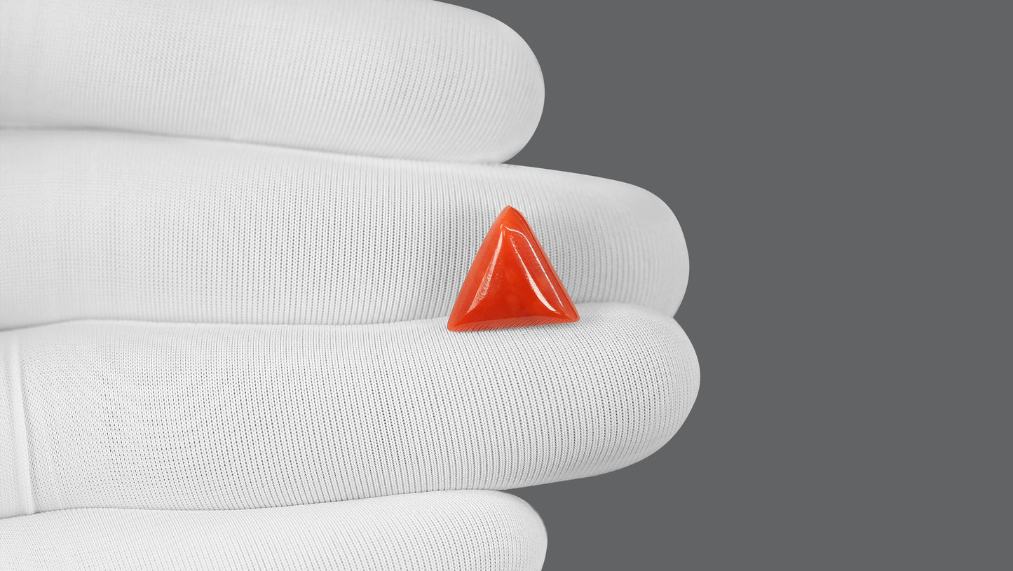 Natural Italian Red Coral (Moonga) 6.65 Carats
