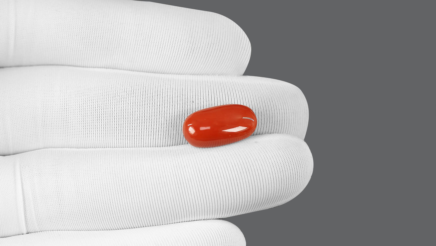 Natural Italian Red Coral (Moonga) 8.66 Carats