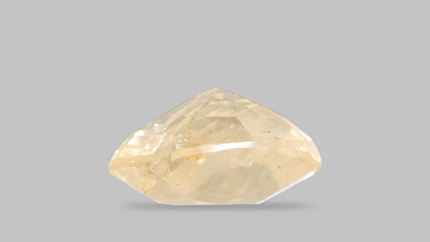 Natural Yellow Sapphire (Pukhraj) 6.46 Carats
