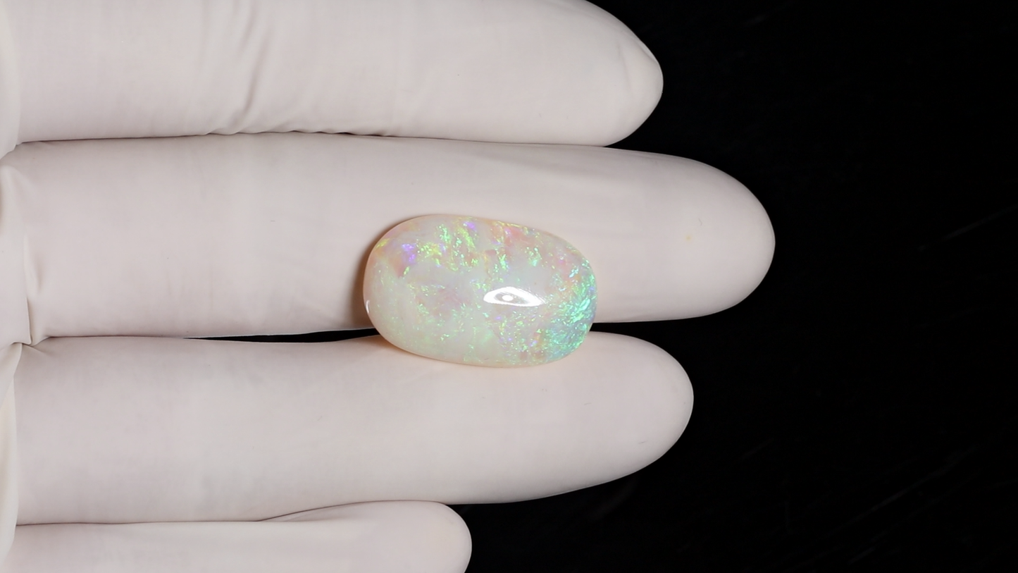 Natural Australian White Fire Opal 12.72 Carats
