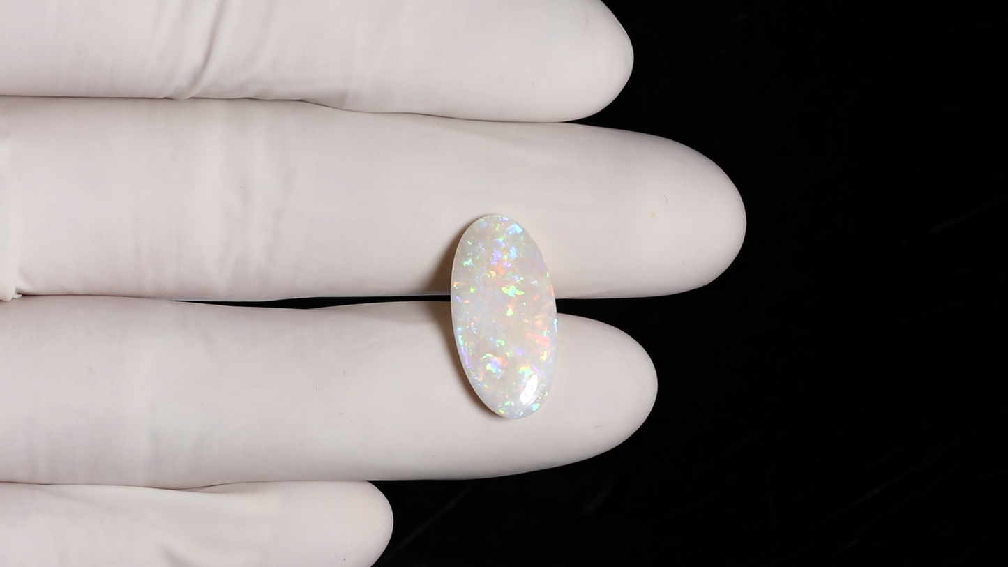 Natural Australian White Fire Opal 5.56 Carats
