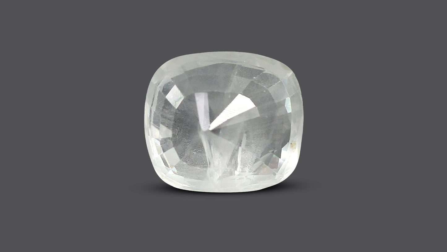 NATURAL WHITE SAPPHIRE 7.73 CARATS