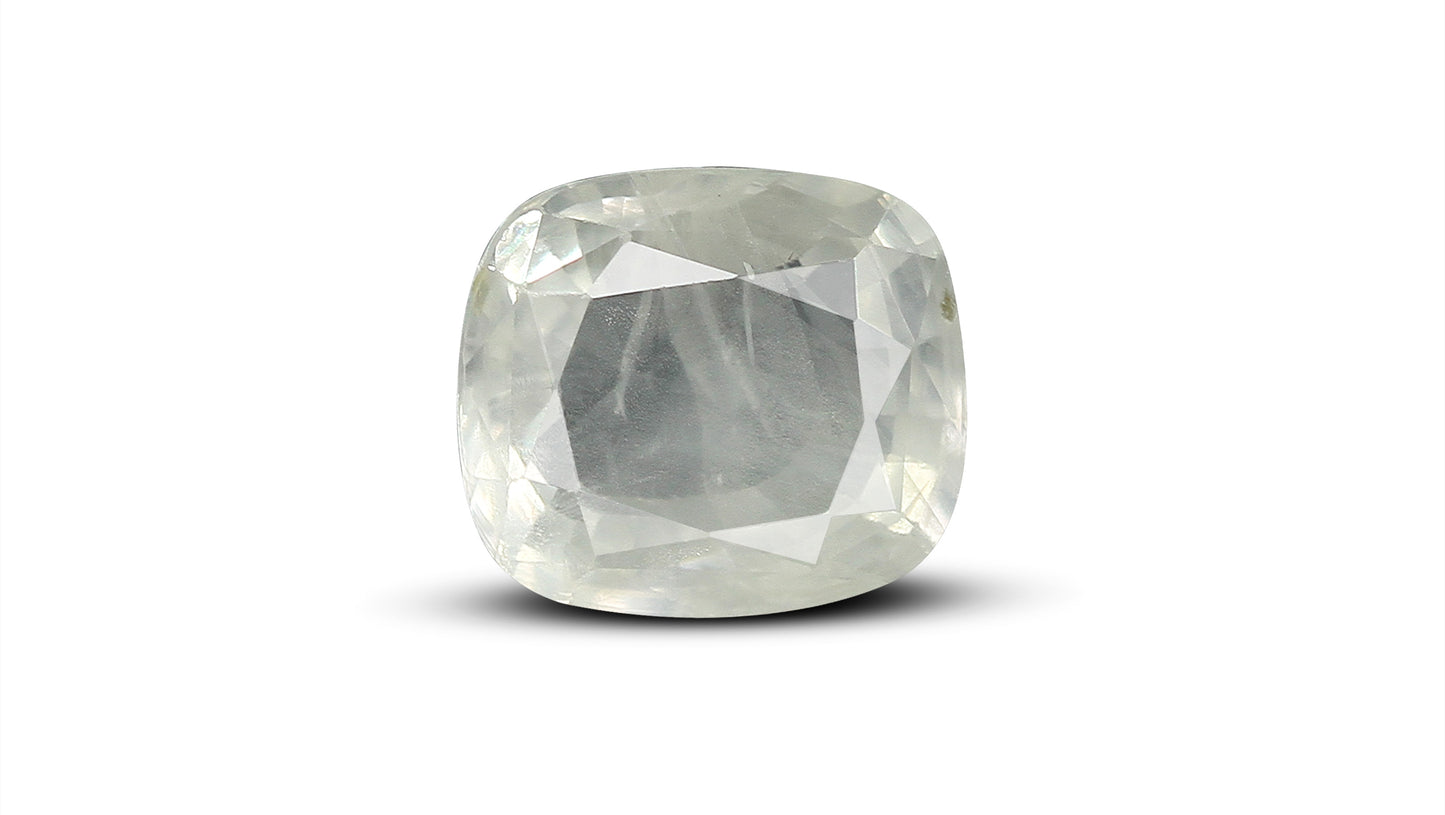 NATURAL WHITE SAPPHIRE 7.73 CARATS