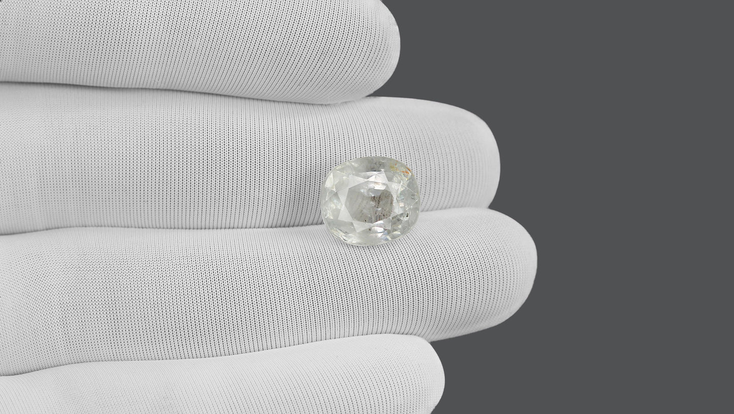 Natural White Sapphire 13.42 Carats