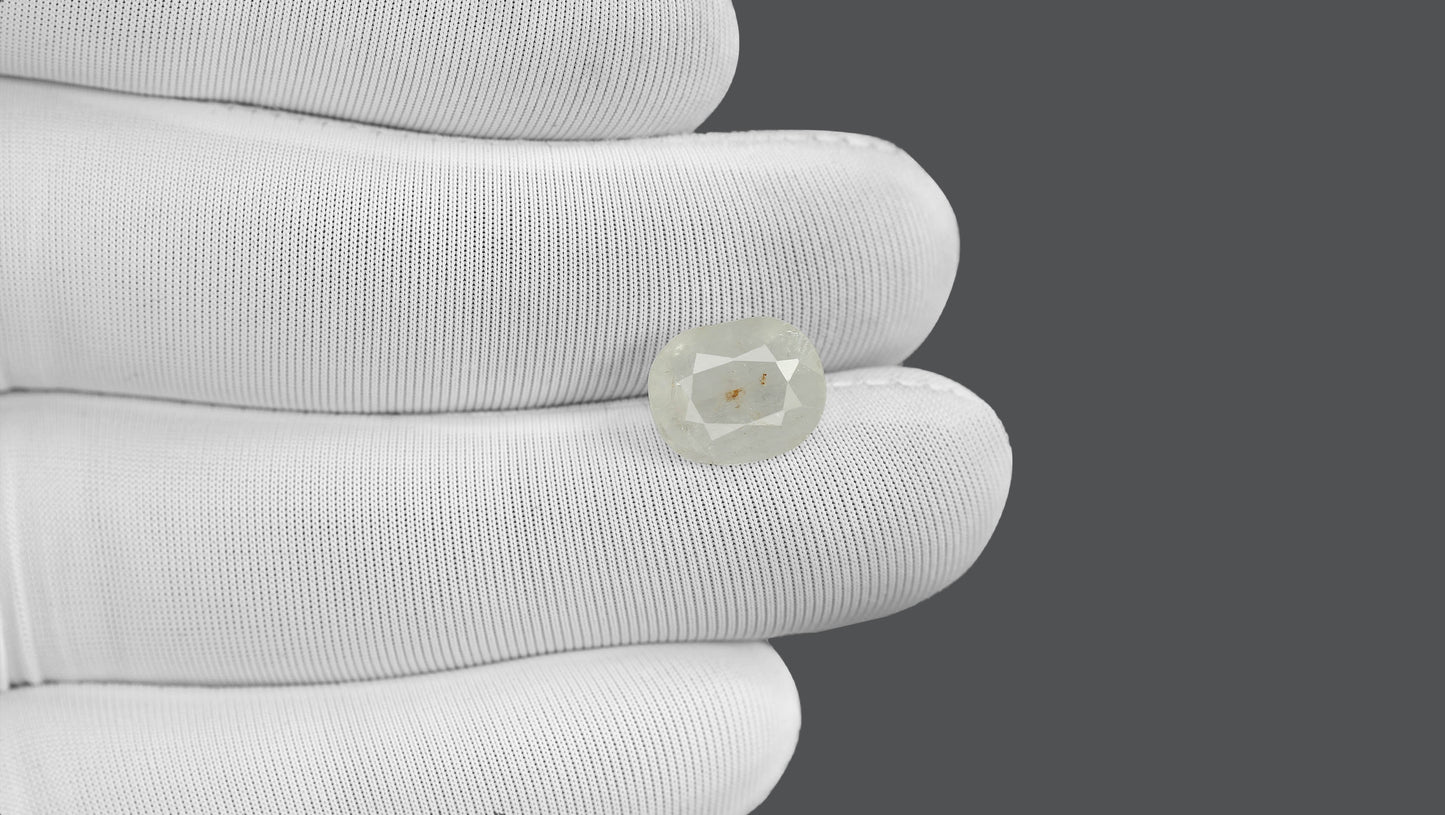 Natural White Sapphire 5.99 Carats