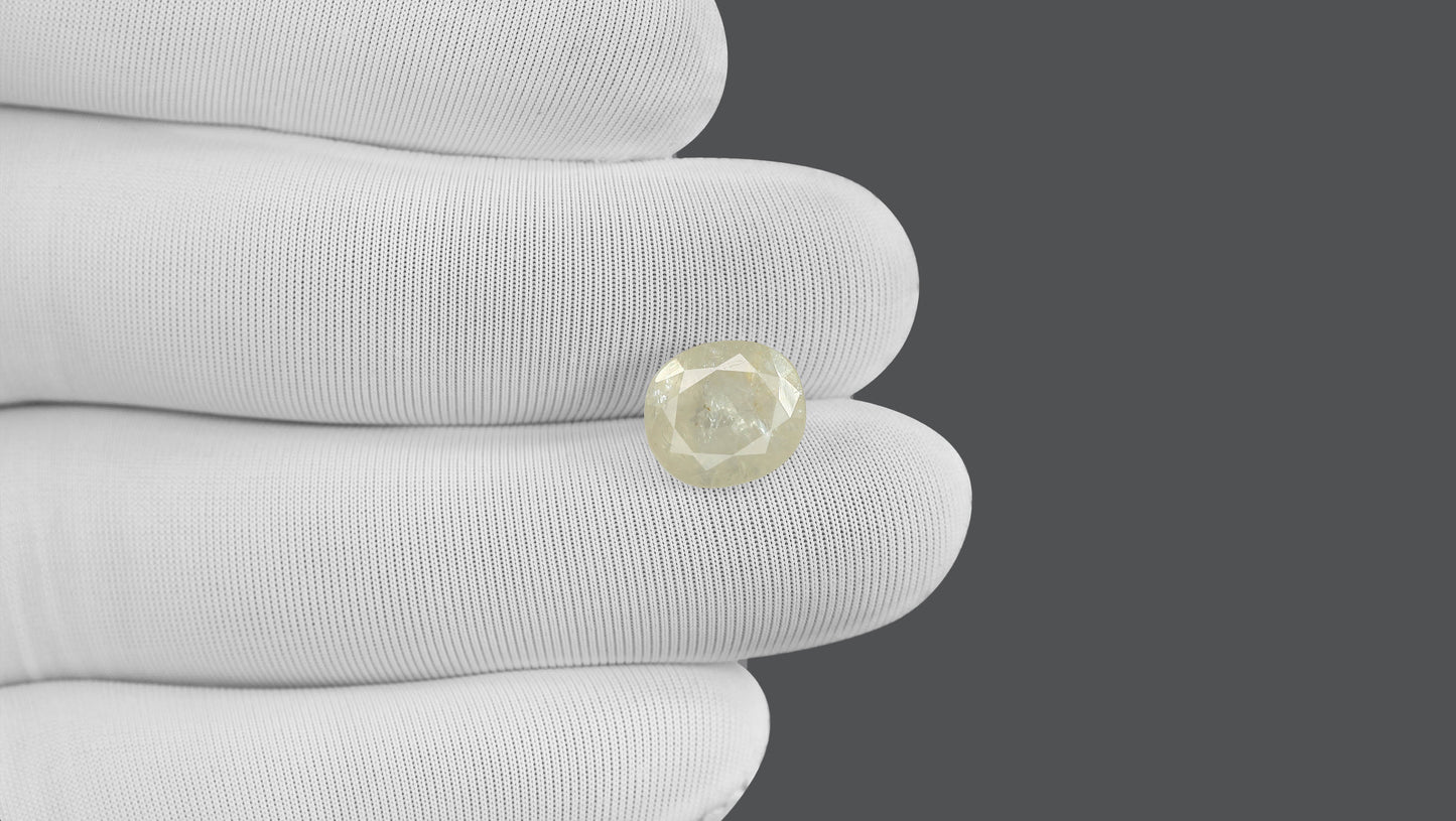 Natural White Sapphire 6.86 Carats