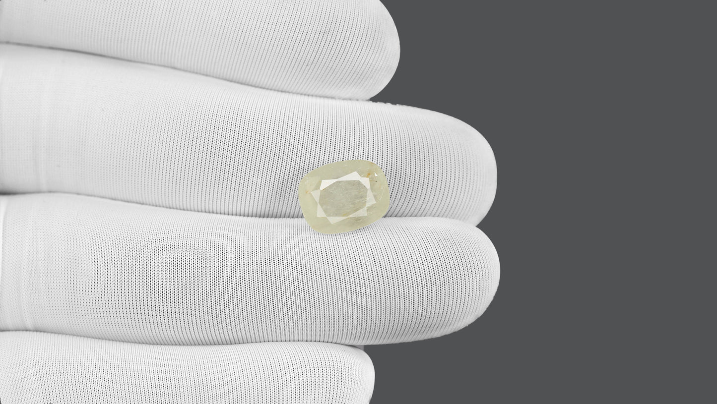 Natural White Sapphire 6.49 Carats
