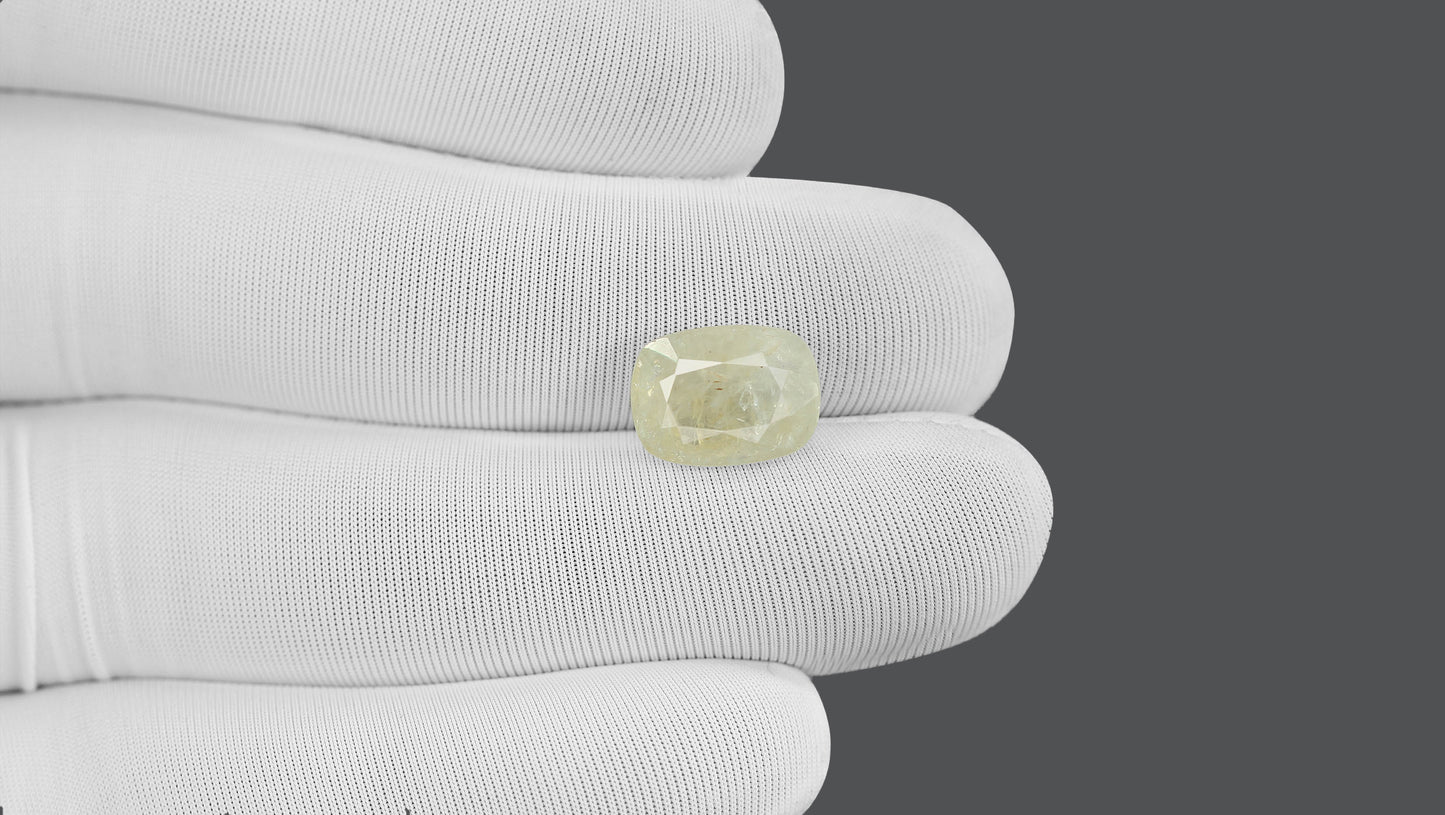 Natural White Sapphire 6.69 Carats