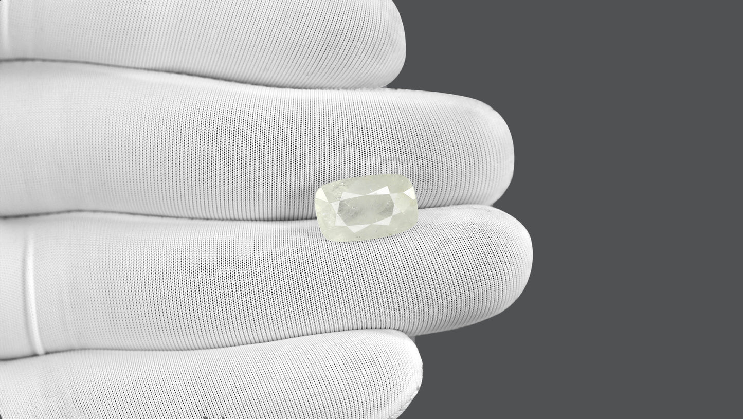 Natural White Sapphire 7.64 Carats