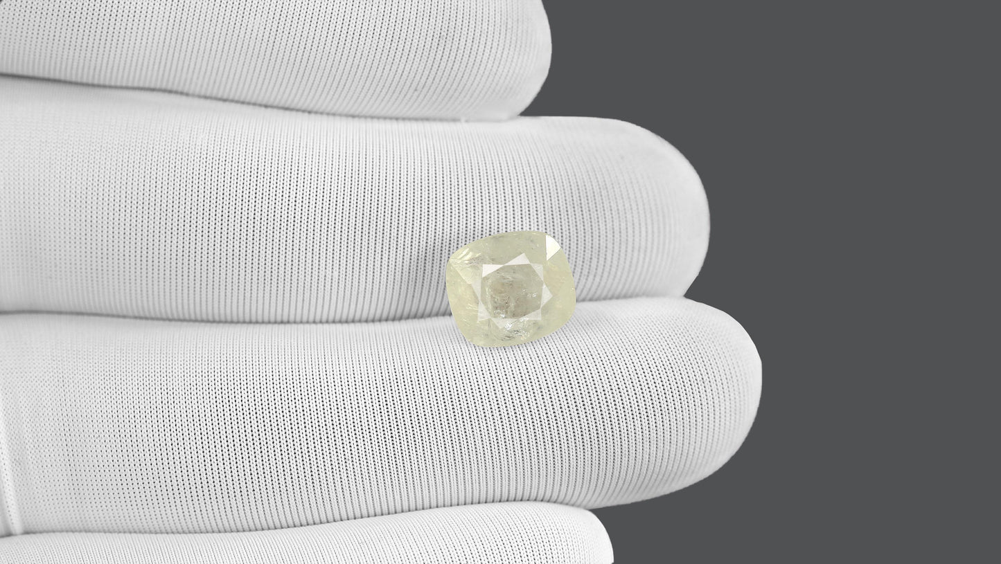 Natural White Sapphire 5.84 Carats