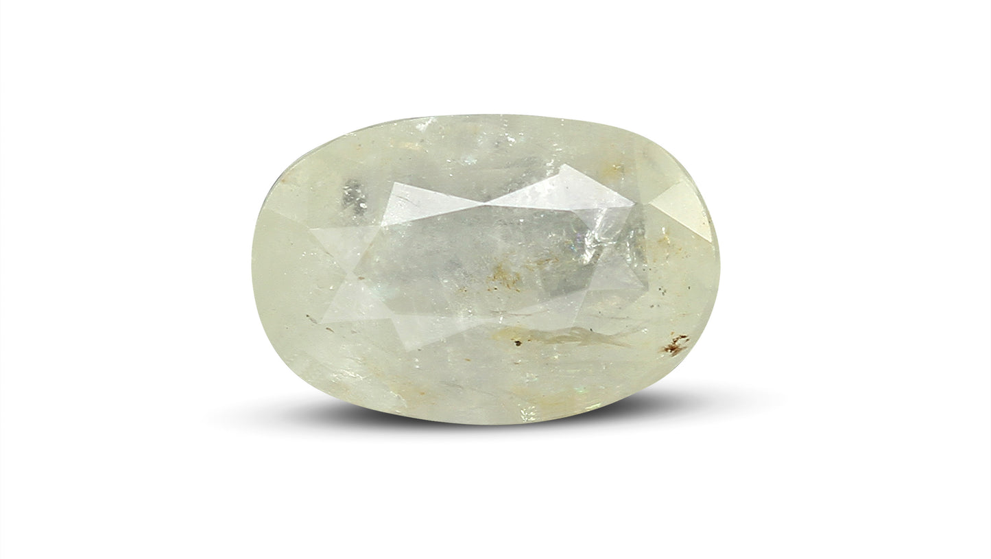 Natural White Sapphire 6.21 Carats