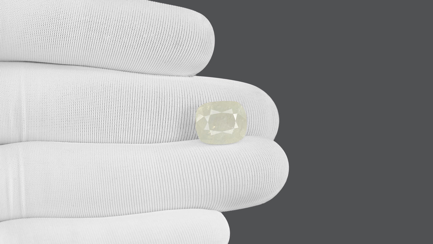 Natural White Sapphire 8.38 Carats