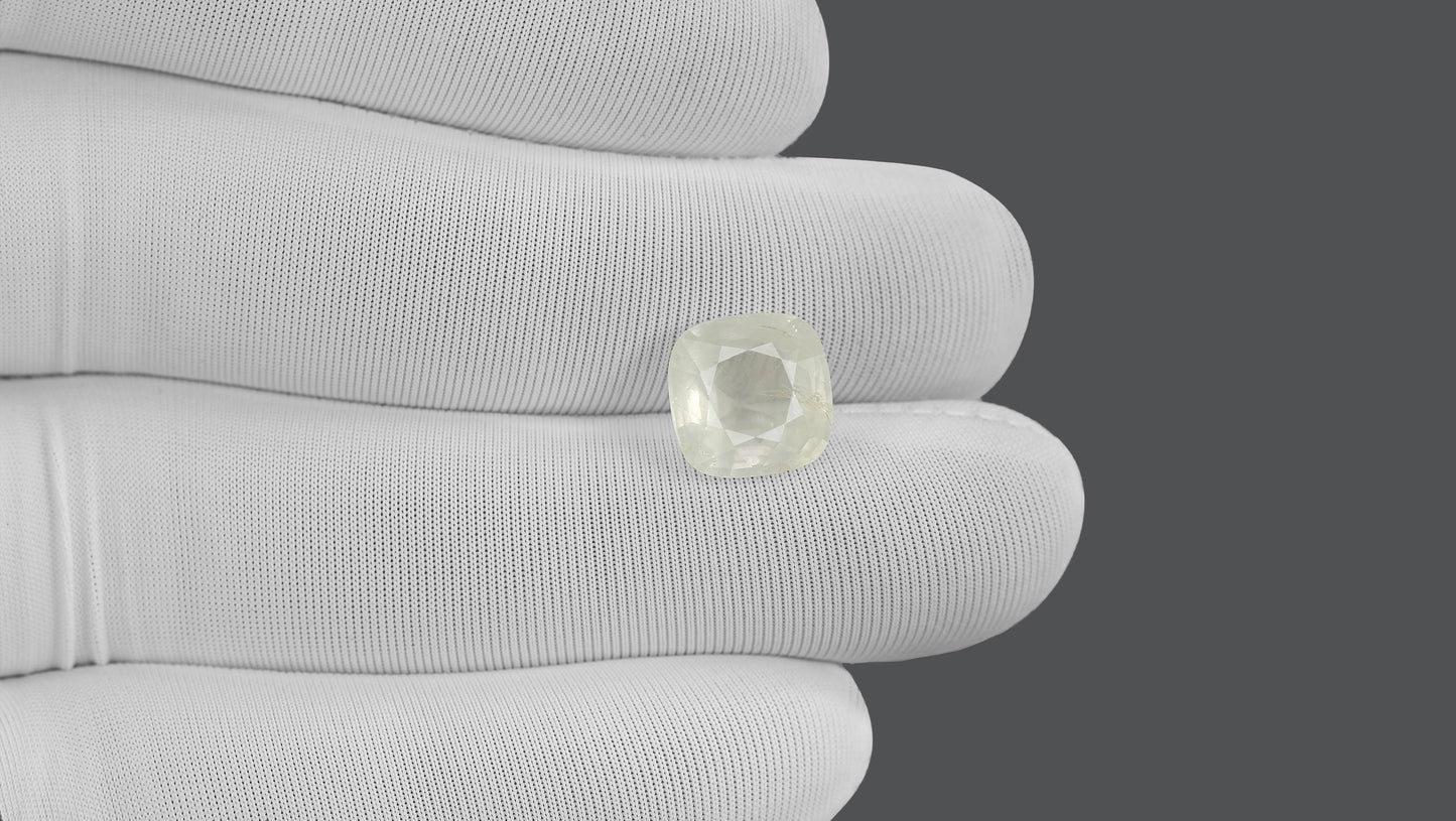 Natural White Sapphire 6.08 Carats