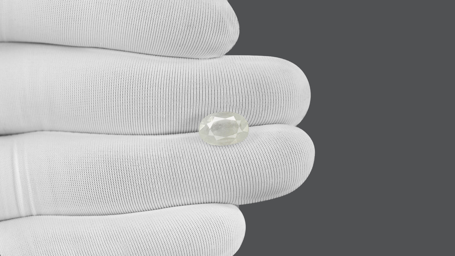 Natural White Sapphire 4.51 Carats
