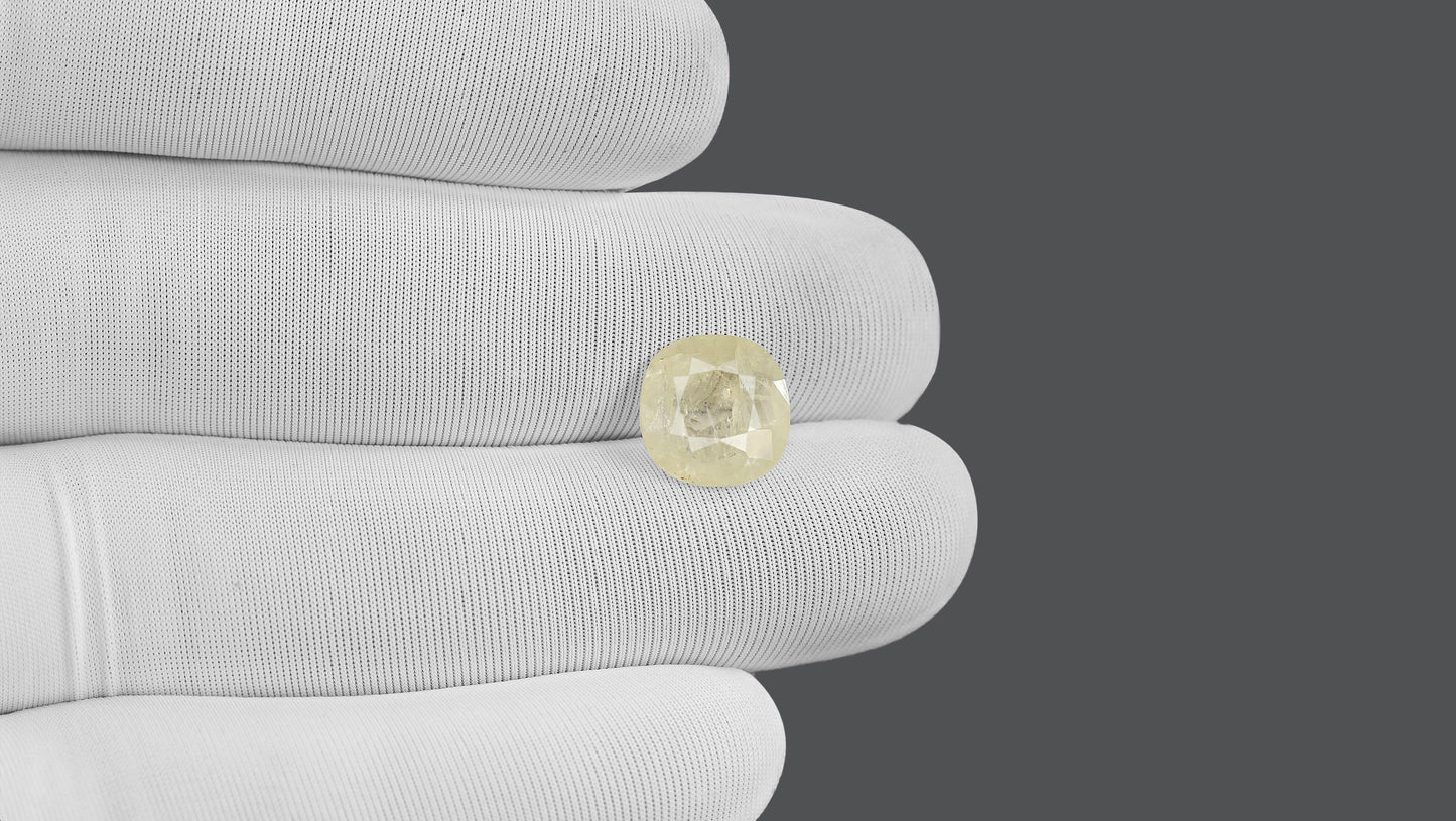 Natural White Sapphire 5.71 Carats