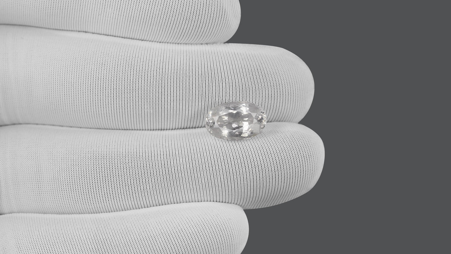 Natural White Sapphire 5.16 Carats