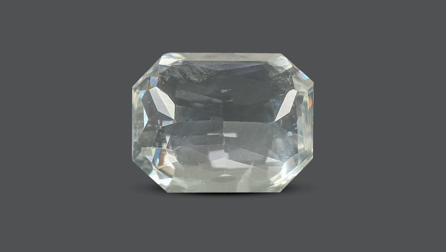Natural White Sapphire 6.95 Carats