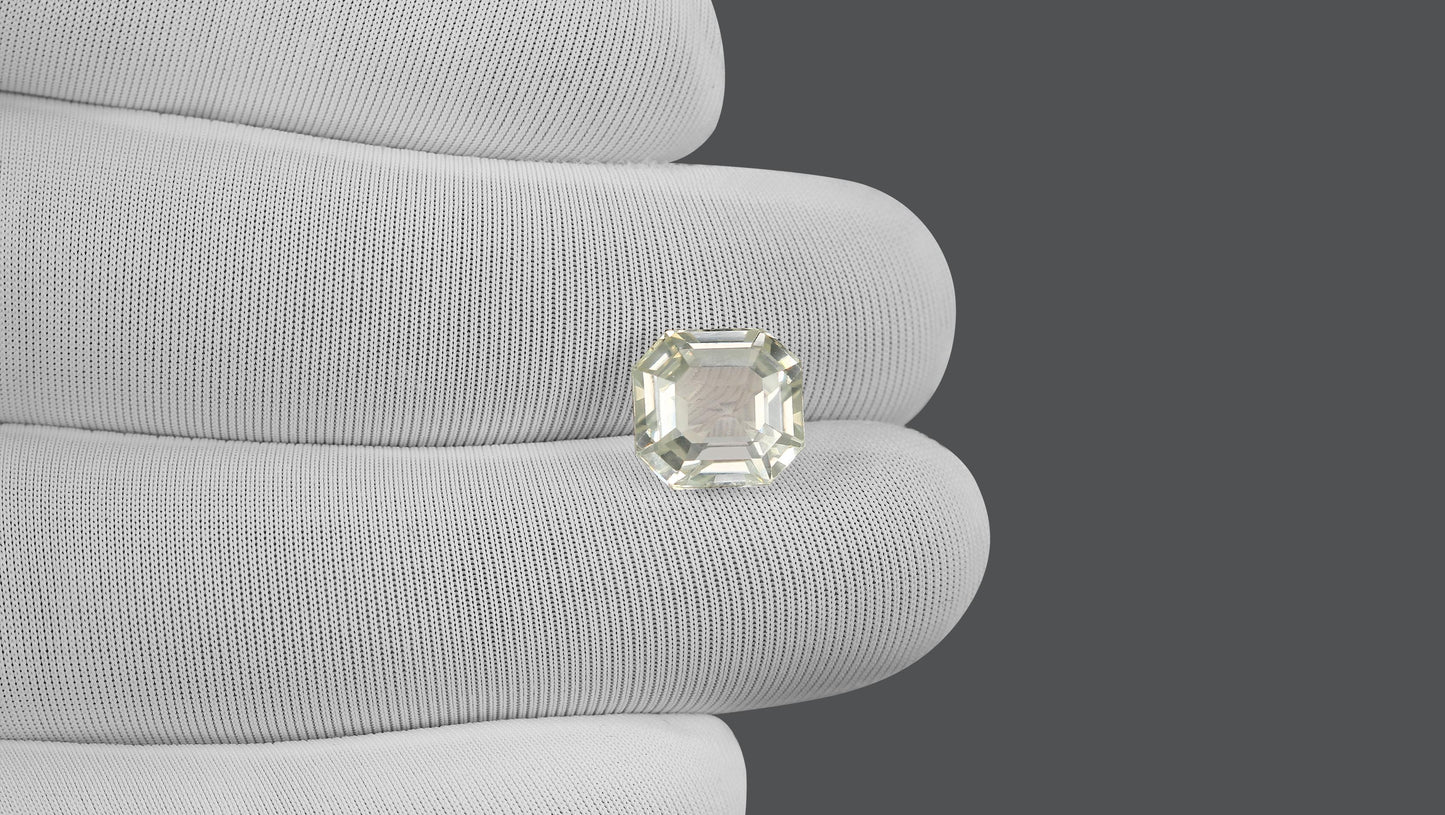 Natural White Sapphire 6.84 Carats