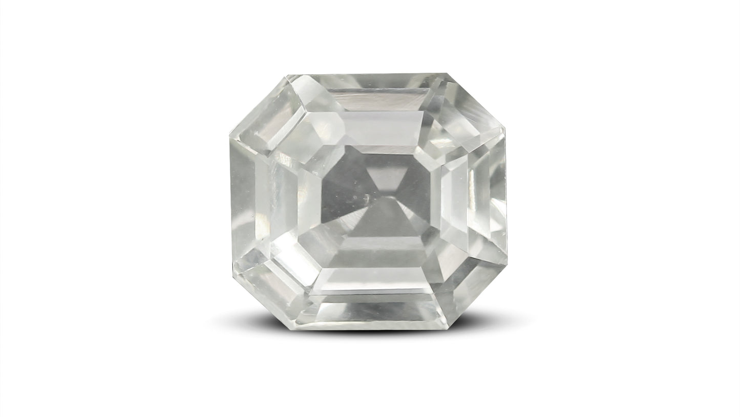 Natural White Sapphire 6.84 Carats