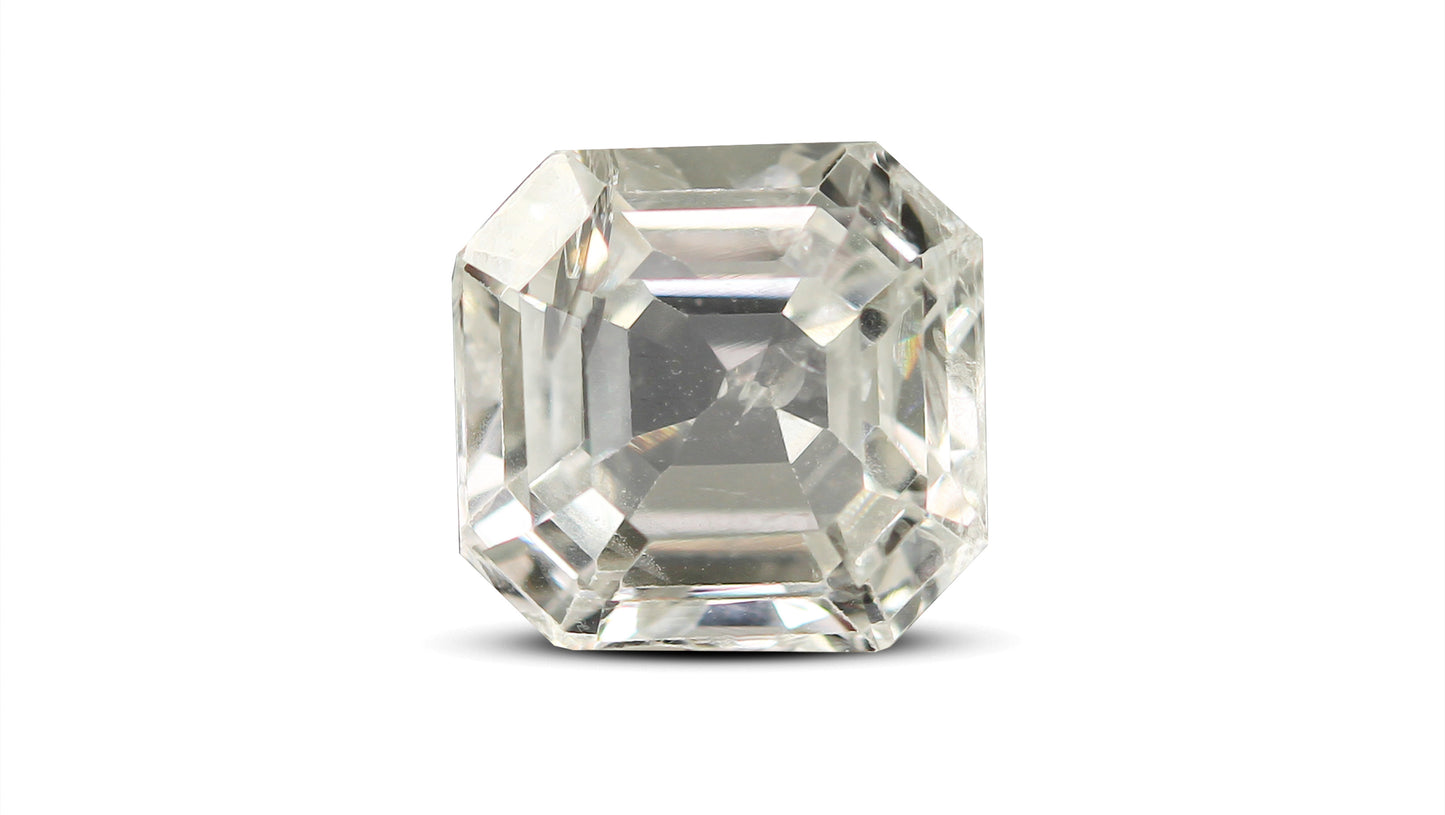 Natural White Sapphire 8.16 Carats