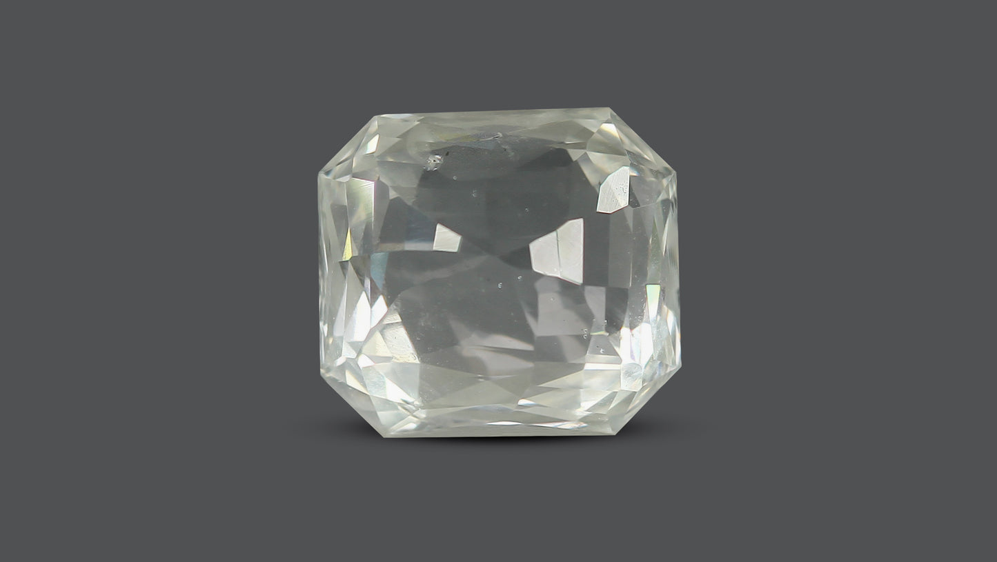 Natural White Sapphire 8.03 Carats