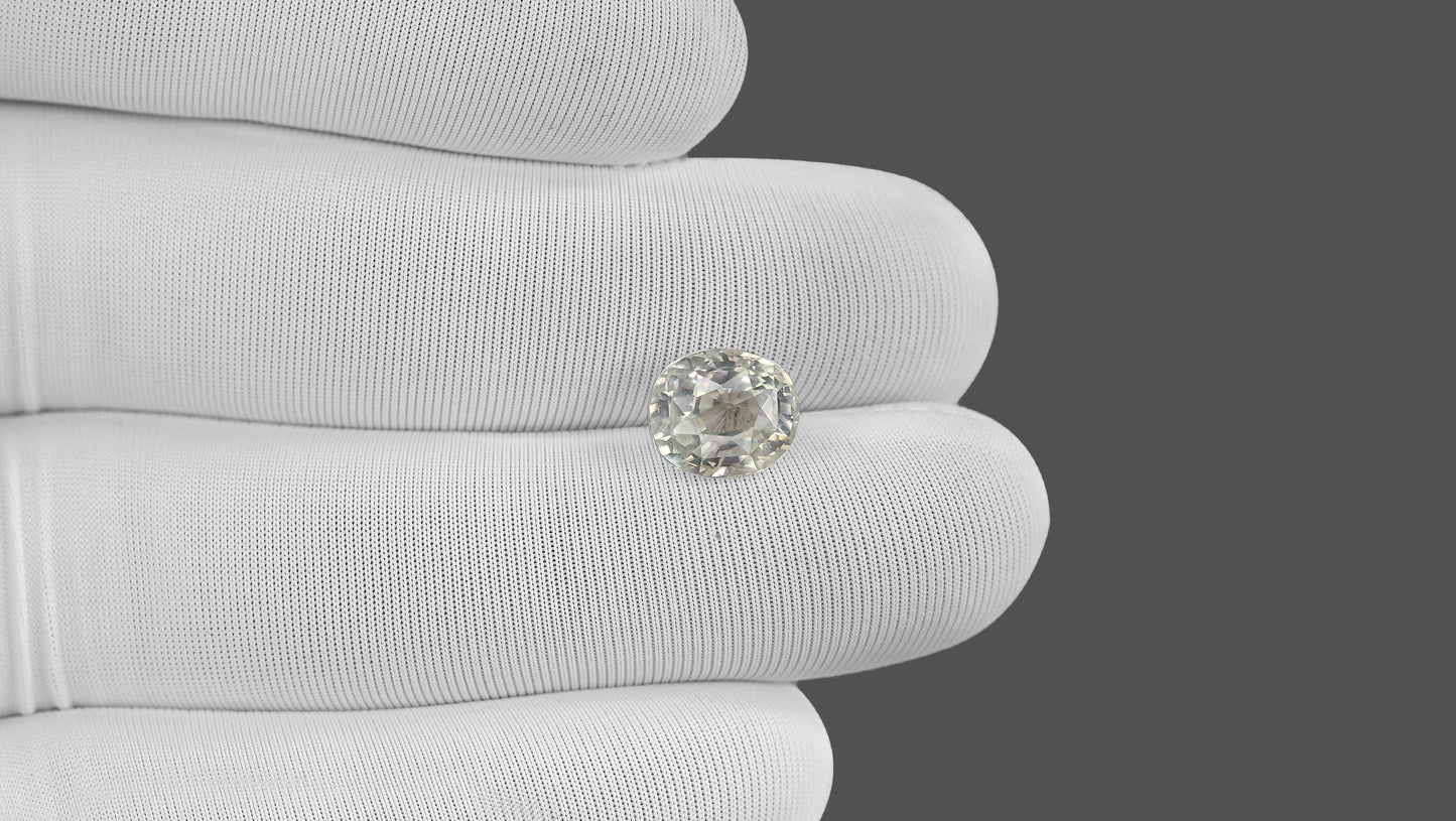 Natural White Sapphire 4.61 Carats