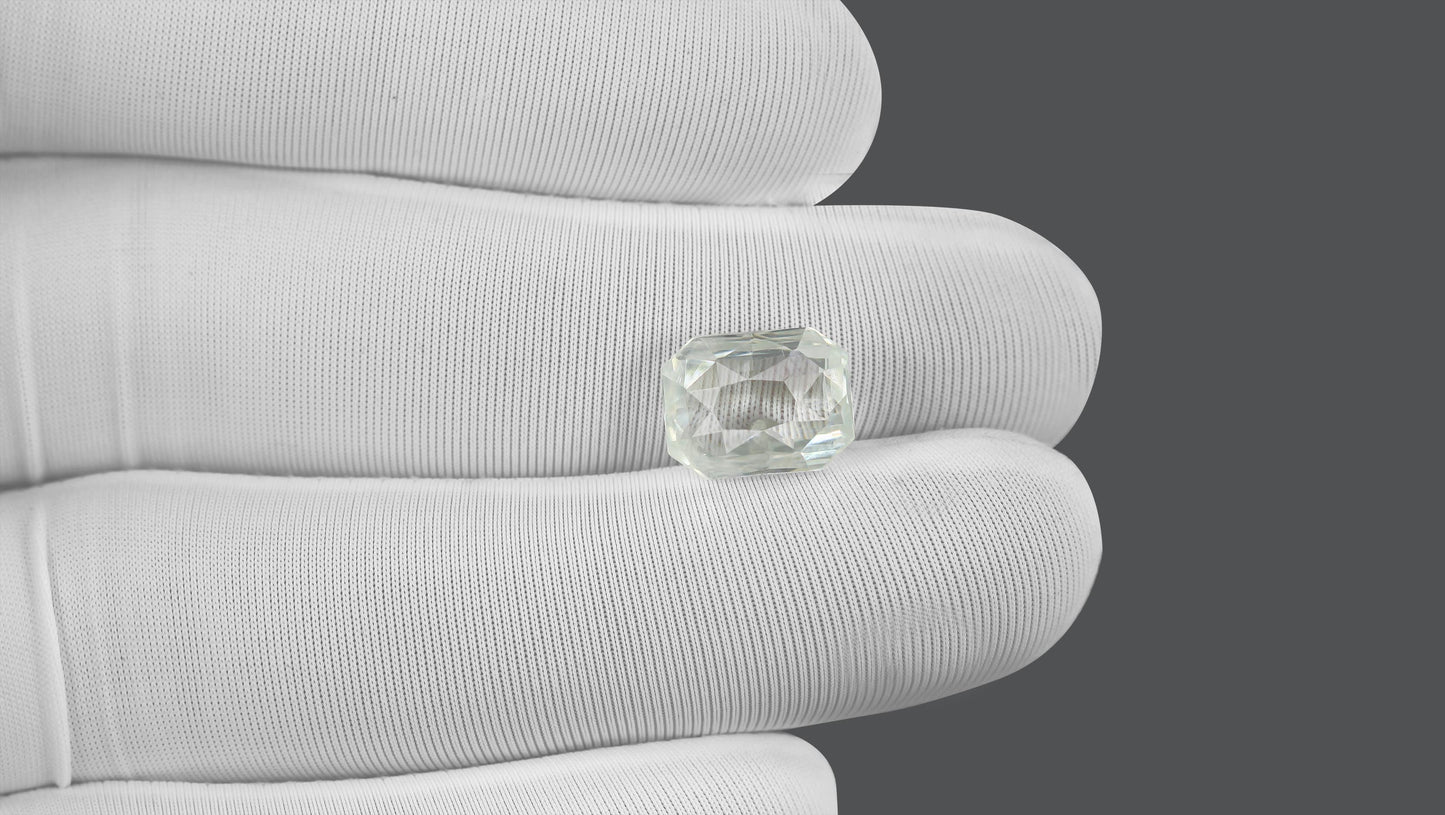 Natural White Sapphire 7.85 Carats