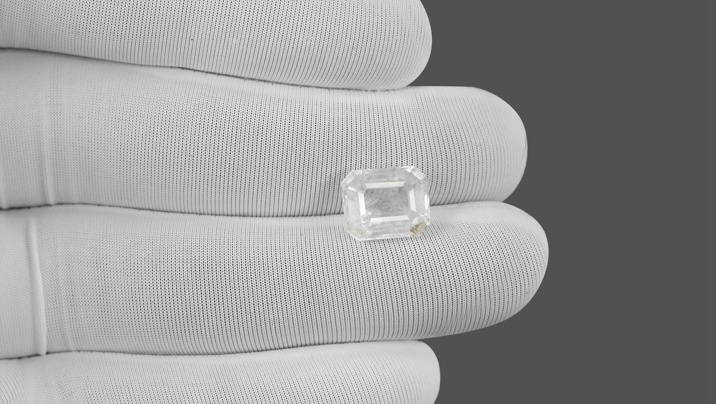 Natural White Sapphire 7.26 Carats
