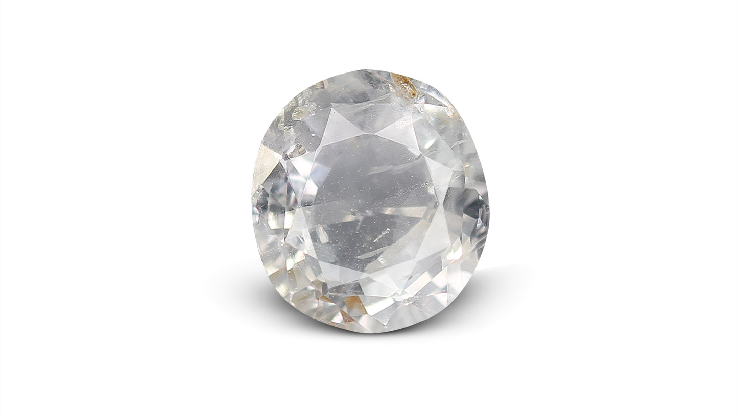 Natural White Sapphire 5.16 Carats