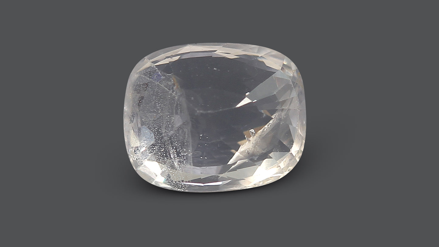Natural White Sapphire 5.23 Carats