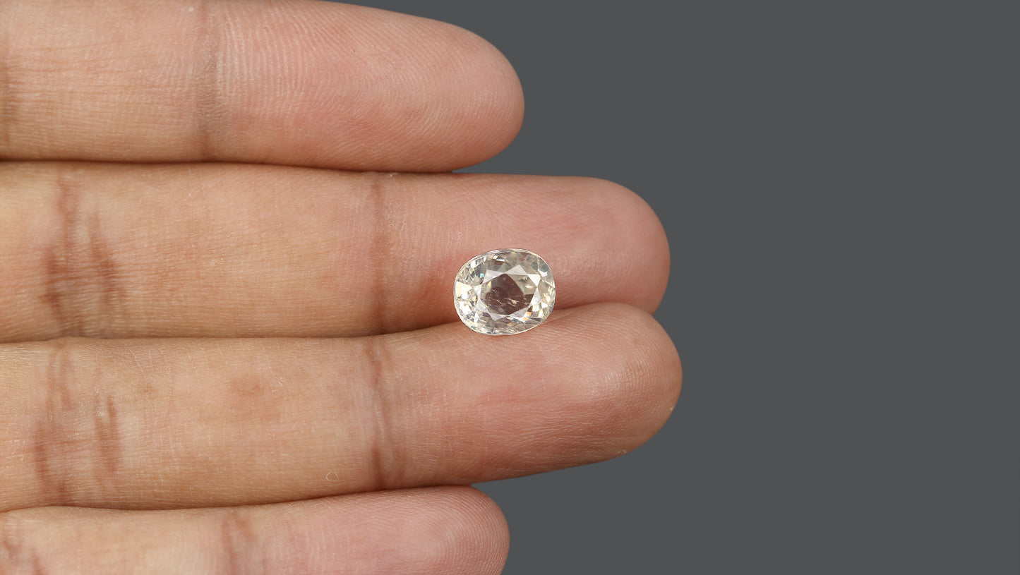 Natural White Sapphire 6.50 Carats